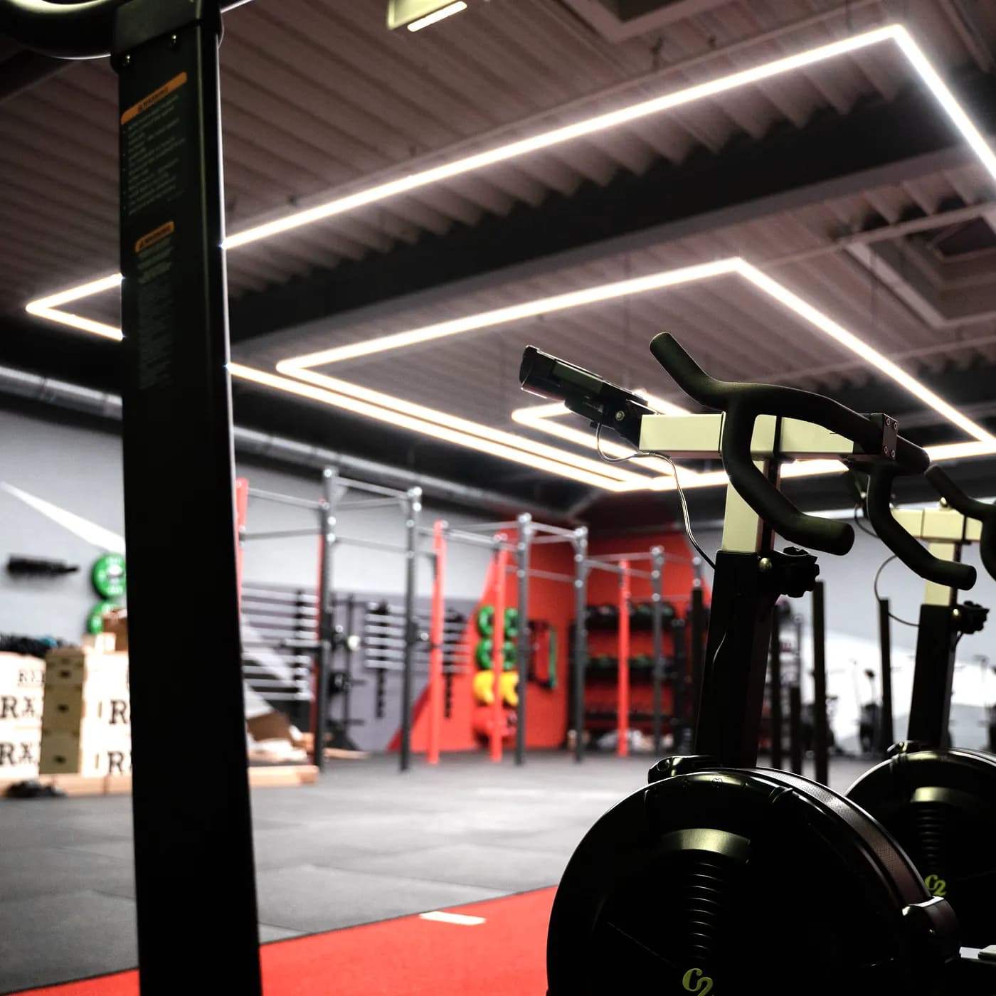 Ausdauerbereich mit Concept2 Ergometern und Rig im Iron Gym Viersen