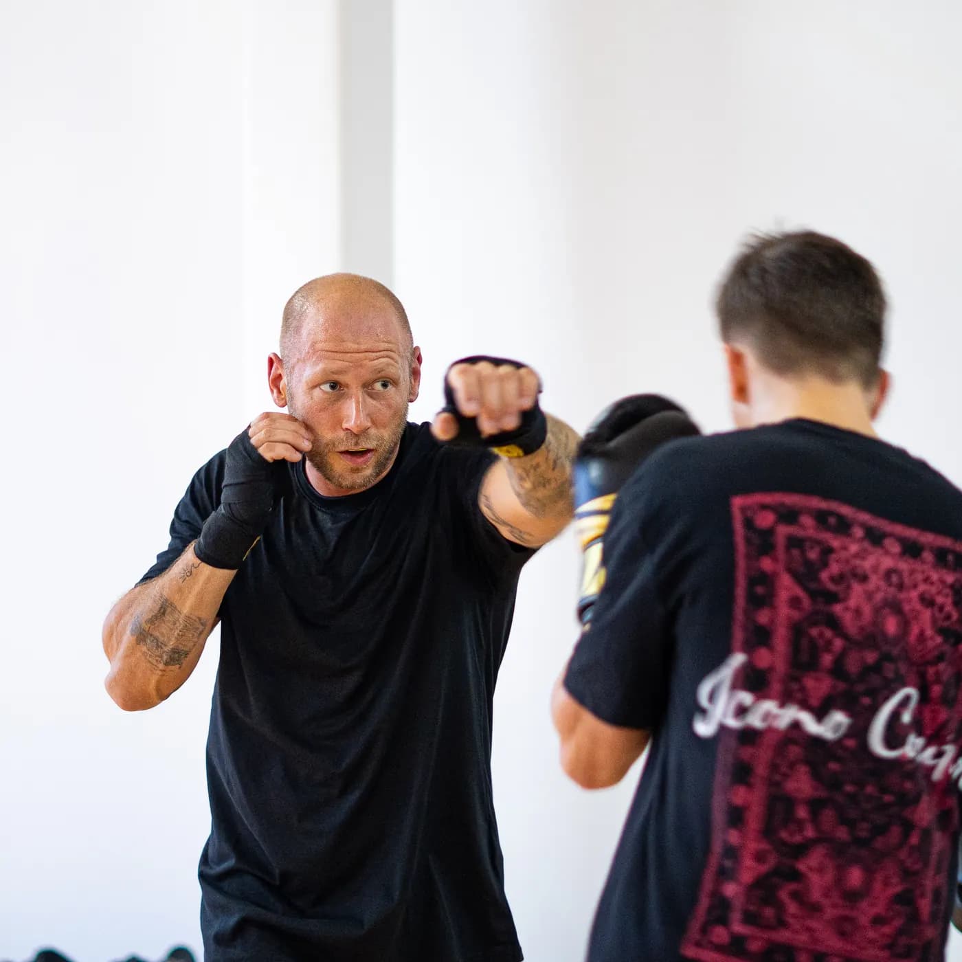 Kampfsport-Teil einer Combi-Session im Iron Gym Viersen